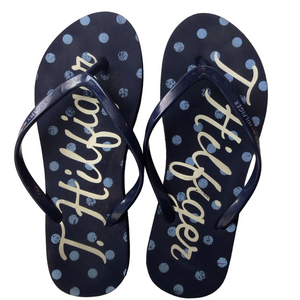 Tommy Hilfiger Polka Dot Flip Flops Sandals